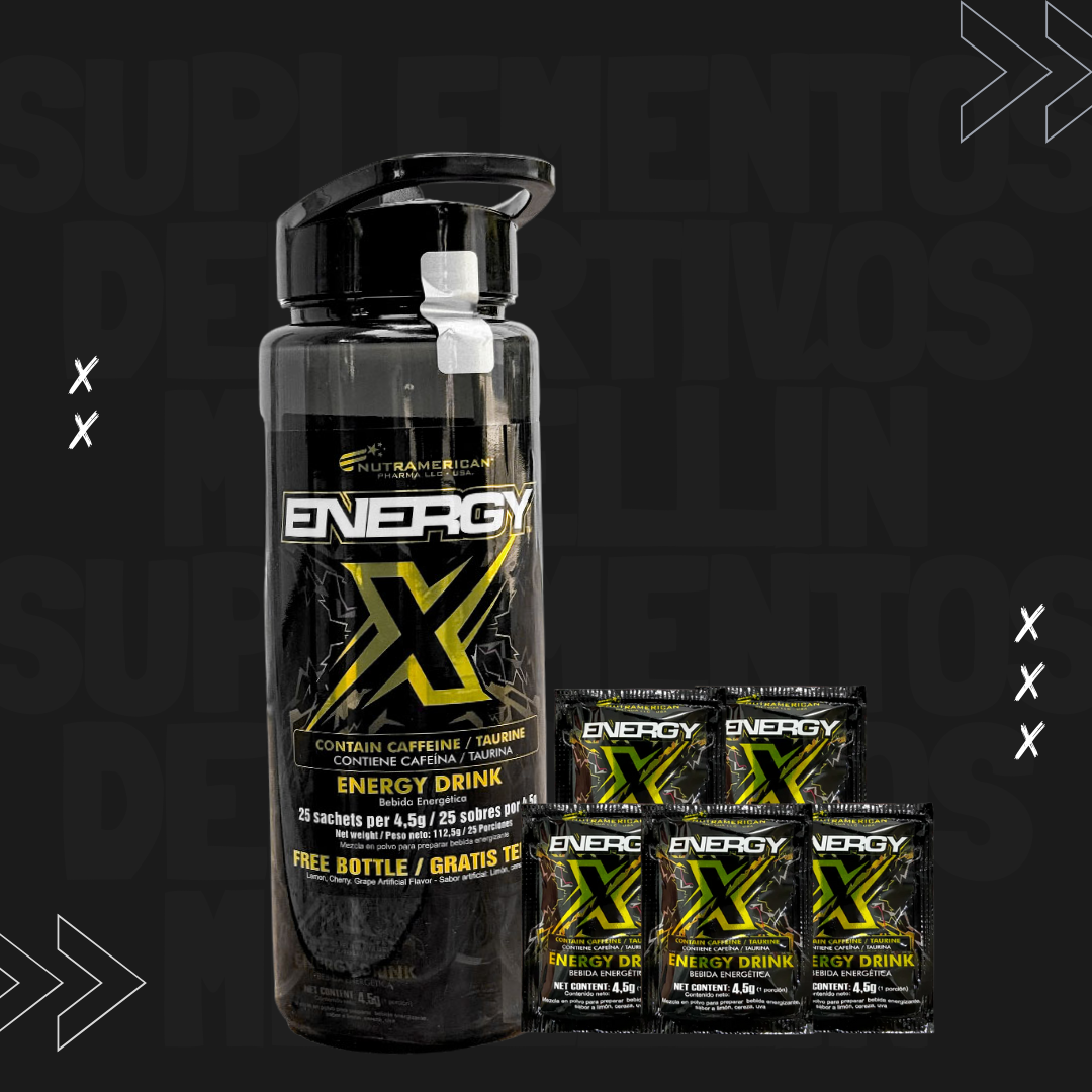 PRE ENTRENO ENERGY X 25 SOBRES