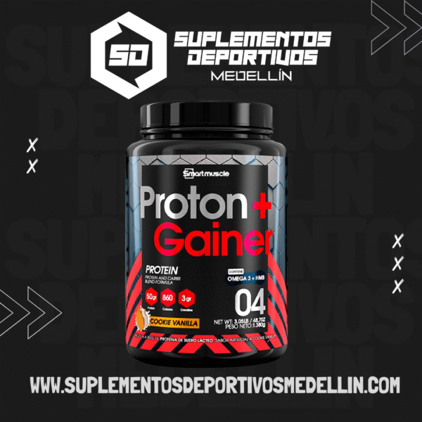GANADOR MASA PROTON + GAINER 3 LIBRAS