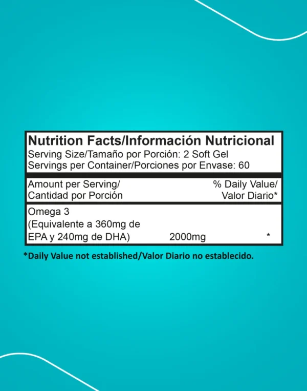OMEGA 3 PROSCIENCE 120 CAPSULAS - Imagen 2
