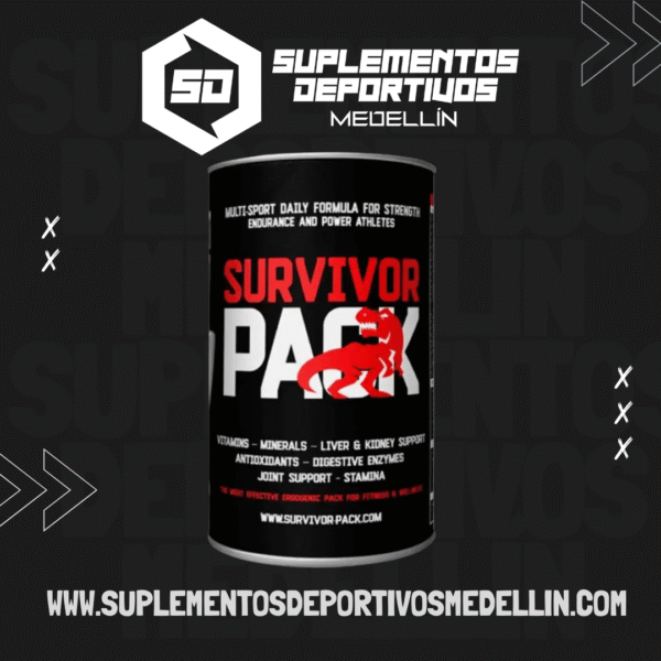 MULTIVITAMÍNICO SURVIVOR PACK 30 PAQUETES