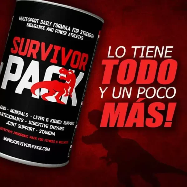 SURVIVOR PACK 30 PAQUETES MULTIVITAMÍNICO - Imagen 3