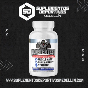 PRECURSOR DE TESTOSTERONA MONSTER TEST 120 CAPSULAS