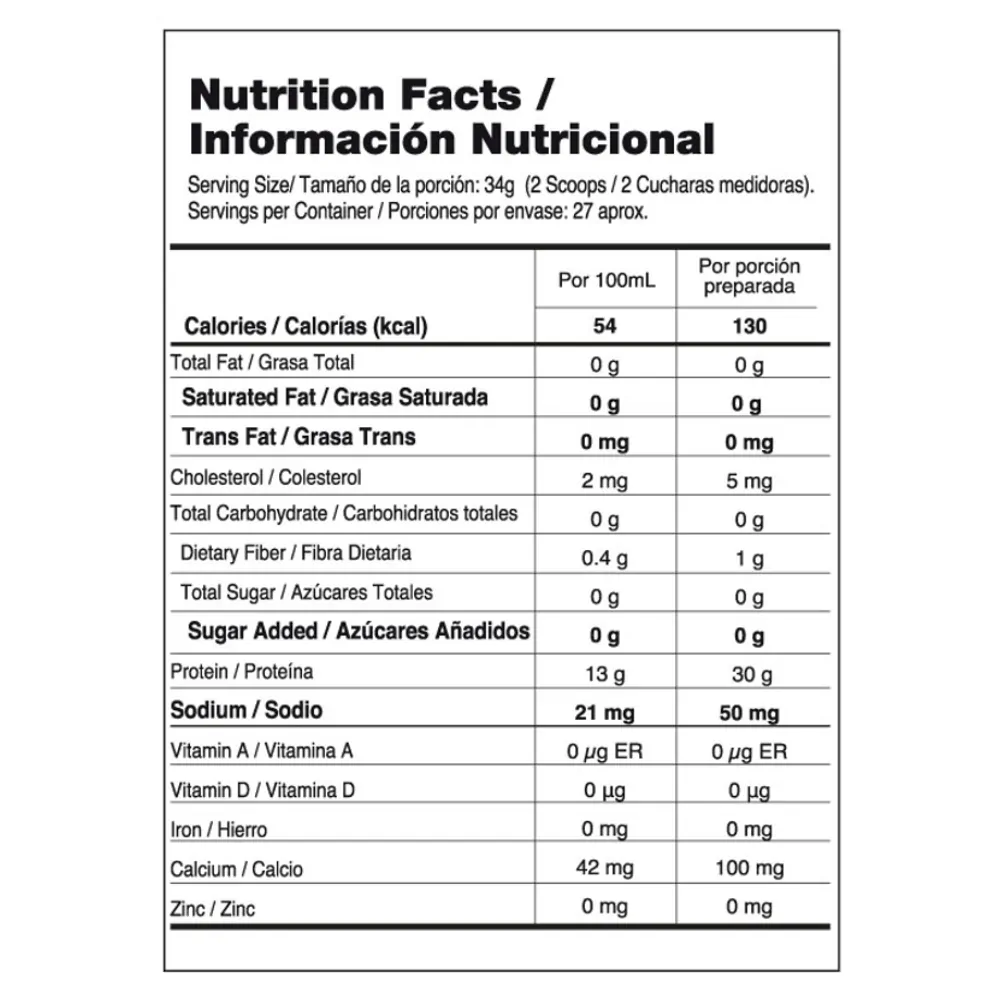 PROTEINA ISOLATE GOURMET 2 LIBRAS - Imagen 2
