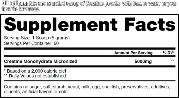 CREATINE MONOHYDRATE DRAGON PHARMA - Imagen 2