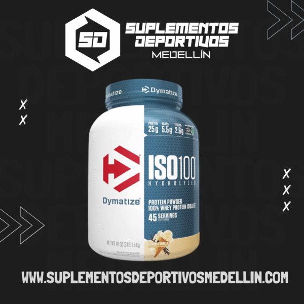 ISO 100  HYDROLYZED 3 LIBRAS