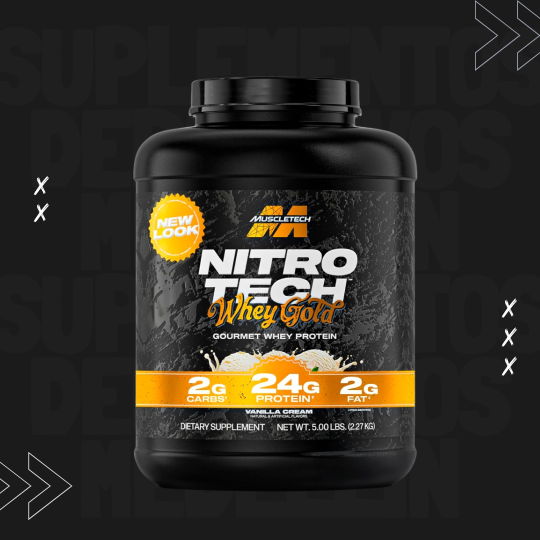 PROTEINA NITRO TECH WHEY GOLD 5 LIBRAS