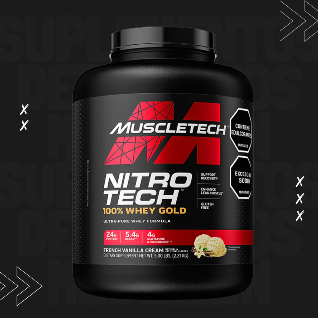PROTEINA NITRO TECH WHEY GOLD 5 LIBRAS