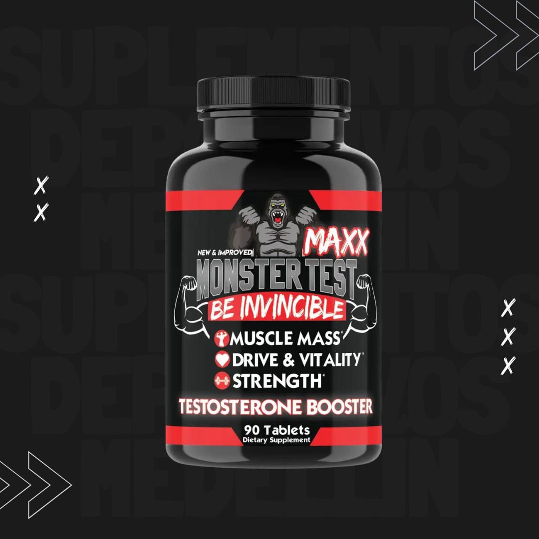 PRECURSOR DE TESTOSTERONA MONSTER TEST MAXX 90 CAPSULAS