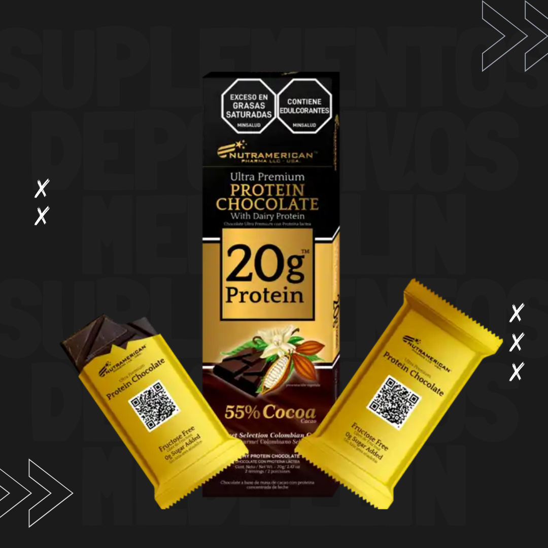 BARRA PROTEIN CHOCOLATE NUTRAMERICAN