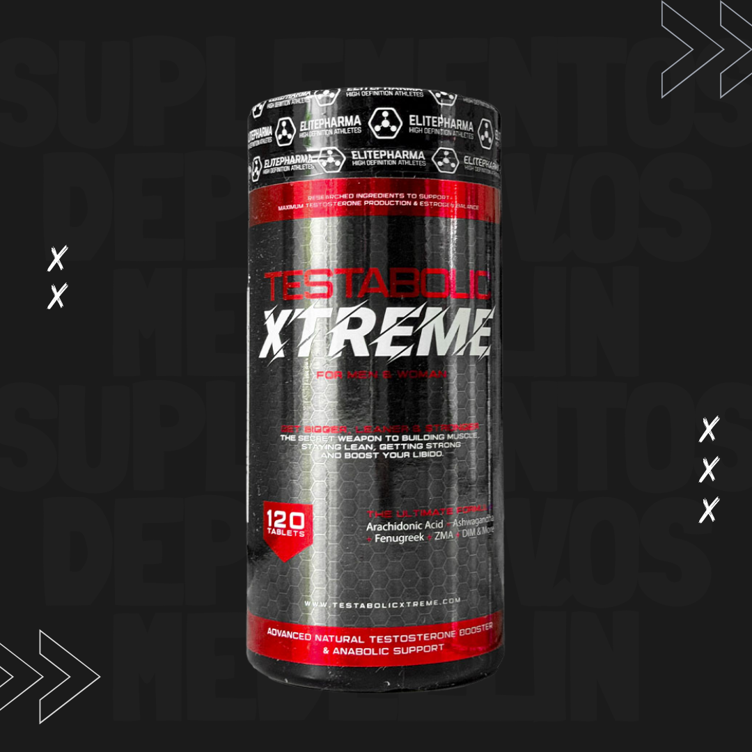 PRECURSOR DE TESTOSTERONA TESTABOLIC XTREME 120 CÁPSULAS