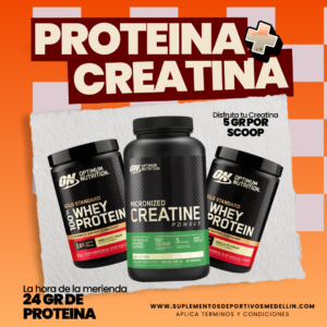 COMBO PROTEINA+CREATINA OPTIMUM NUTRITION
