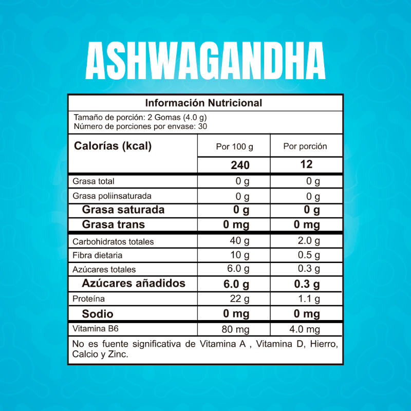 GOMITAS ASHWAGANDHA - Imagen 2
