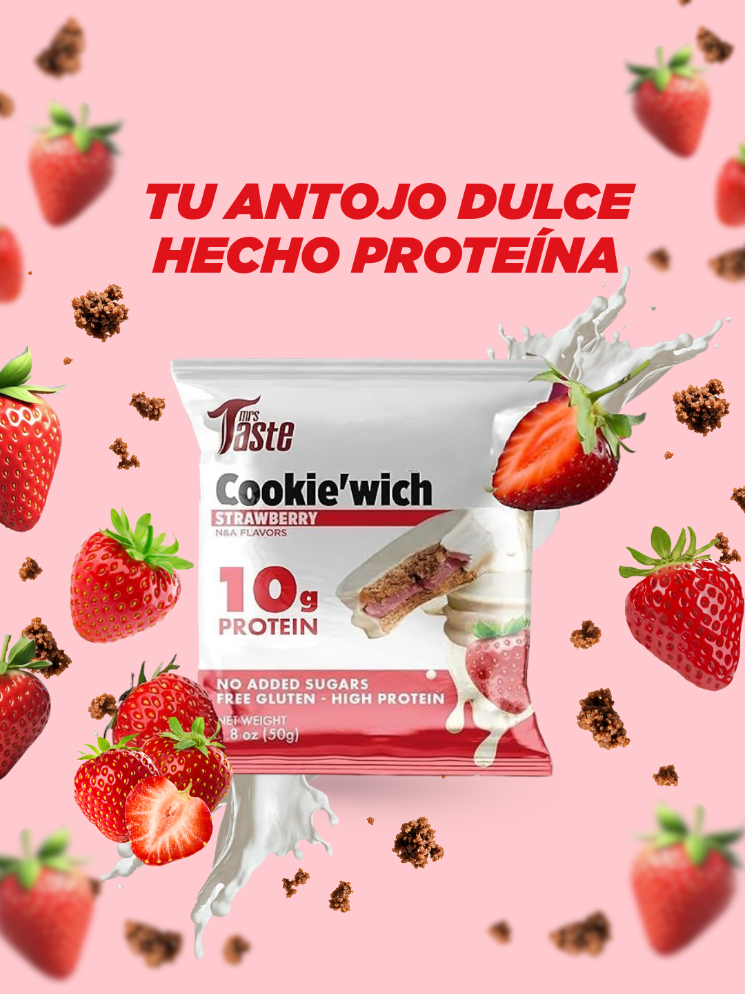 ALFAJOR DE PROTEINA MRS TASTE - Imagen 2